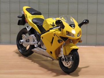 Afbeelding van Honda CBR600RR CBR600 yellow 1:18 blister
