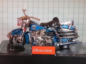 Afbeelding van Harley Davidson Electra Glide blue 1:15 polistil
