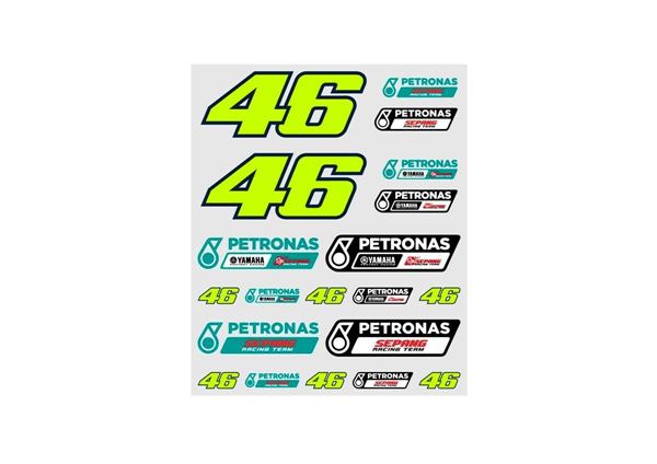 Picture of Valentino Rossi Yamaha dual Petronas stickerset PVUST415303