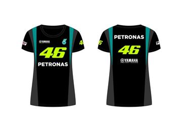 Afbeelding van Valentino Rossi woman dual Yamaha Petronas t-shirt PVWTS414704