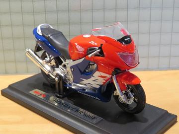 Afbeelding van Honda CBR600F red/blue 1999 1:18 Maisto
