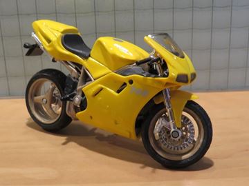 Afbeelding van Ducati 748 yellow 1:18 blister