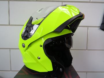 Afbeelding van HJC C91 systeemhelm klaphelm  fluo geel