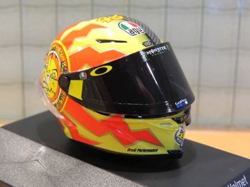 Afbeelding van Valentino Rossi  AGV helmet day 1 Sepang 2018 winter test 1:8 399180066