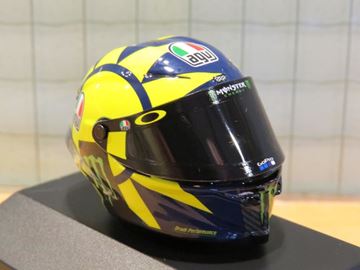 Afbeelding van Valentino Rossi AGV helmet 2018 1:8 399180046
