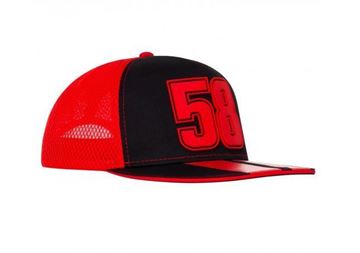 Afbeelding van Marco Simoncelli flat cap pet 58 , 1945005