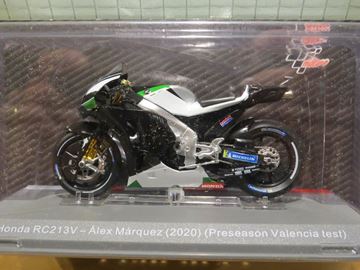 Afbeelding van Alex Marquez Honda RC213V pre season test 2020 1:18 diecast