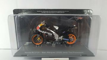 Afbeelding van Marc Marquez Honda RC213V pre season test 2020 1:18 diecast