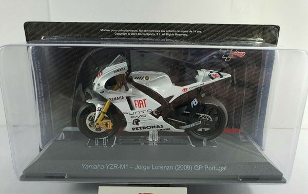 Picture of Jorge Lorenzo Yamaha YZR-M1 2009 Portugal 1:18