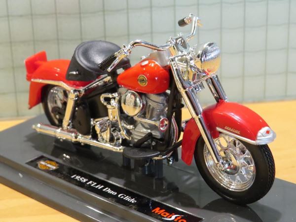 Picture of Harley Davidson FLH Duo Glide 1958 1:18 (n75)