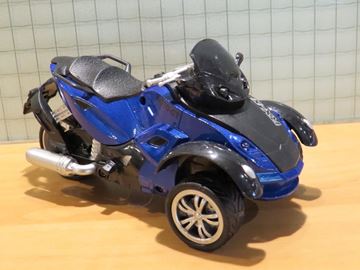 Afbeelding van driewieler motor RX-X blue
