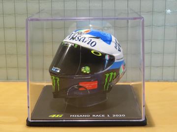 Afbeelding van Valentino Rossi  AGV helmet 2020 race 1 Misano 1:5