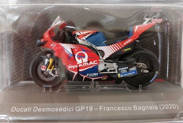 Picture of Francesco Bagnaia Pramac Ducati Desmosedici 2020 1:18
