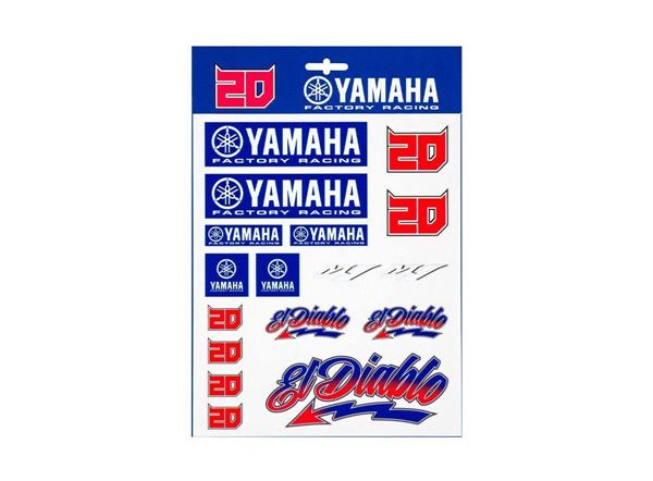 Picture of Fabio Quartararo Yamaha dual big stickers 2153901