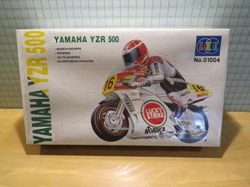 Afbeelding van Bouwdoos Yamaha racing lucky strike 1:18