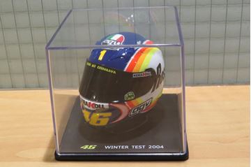 Afbeelding van Valentino Rossi  AGV helmet 2004 winter test 1:5
