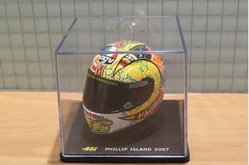 Afbeelding van Valentino Rossi  AGV helmet 2007 Phillip Island 1:5