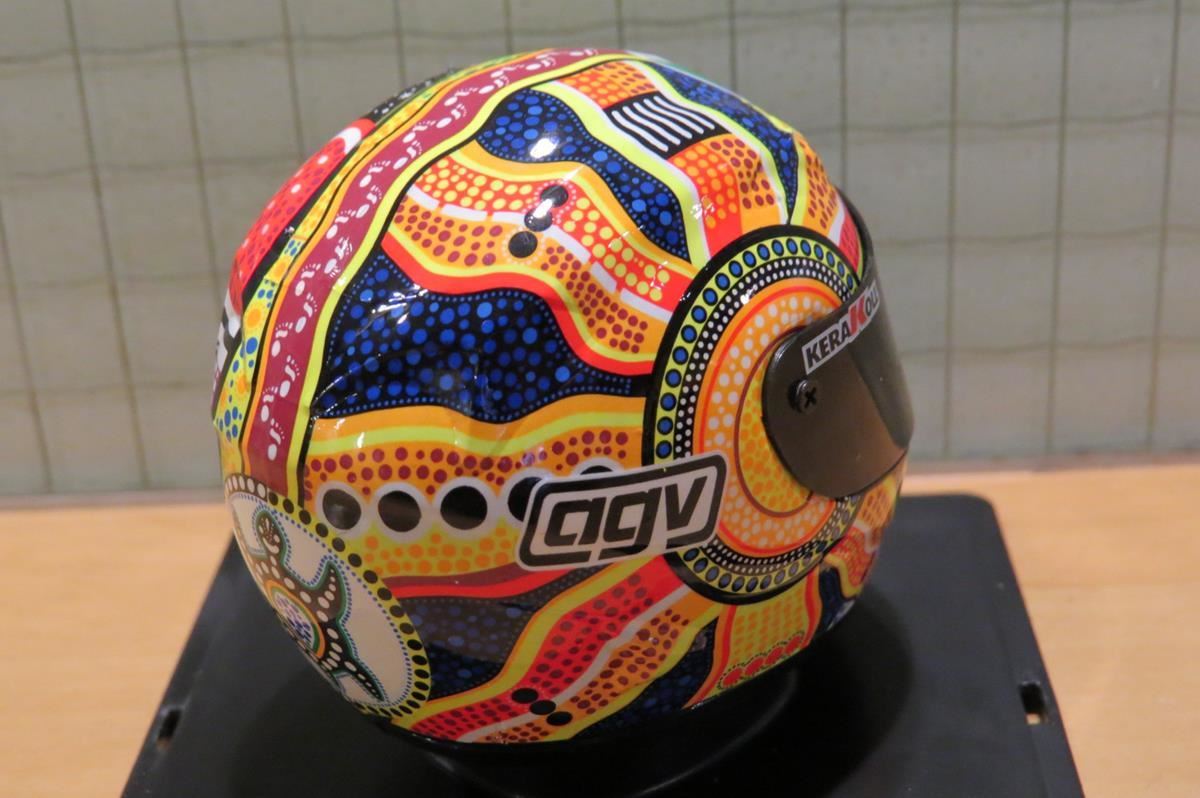 Casque Valentino Rossi Altaya 1/5 Phillip Island 2004 #46 - MT9ALA0014 - Occasion