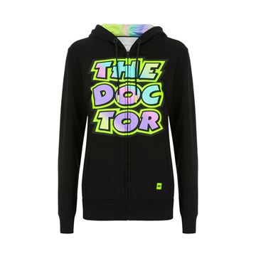 Afbeelding van Valentino Rossi woman Shade the Doctor hoodie fleece vest VRWFL431104