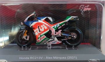 Afbeelding van Alex Marquez Honda RC213V 2021 1:18 diecast