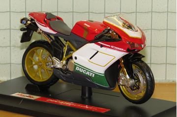 Afbeelding van Ducati 1098 S 1:18 tri colore Maisto