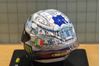 Picture of Valentino Rossi  AGV helmet MotoGP 2017 Sepang test helmet 1:5