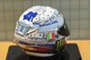 Picture of Valentino Rossi  AGV helmet MotoGP 2017 Sepang test helmet 1:5