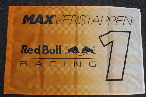 Picture of Max Verstappen Red Bull Racing vlag / flag 701202357
