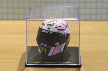 Afbeelding van Valentino Rossi AGV helmet 2021 Misano 1:5