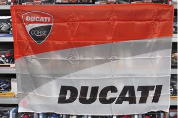 Afbeelding van Ducati corse vlag flag 1756004 , 100 x 70 cm.