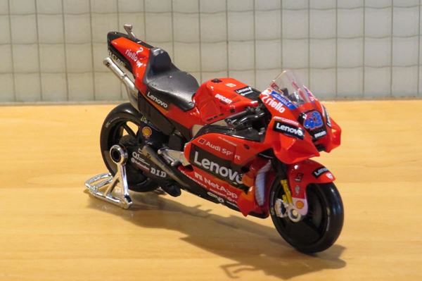 Picture of Jack Miller Ducati Lenovo Desmosedici 2021 1:18 maisto