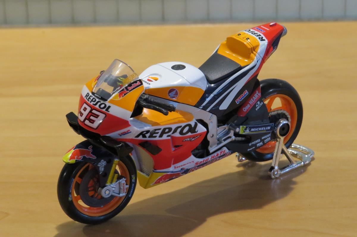 Maistro 1:18 Modellmotorrad 2021 REPSOL Honda RC2 13V – #44 Pol Espargaró, Die-Cast Mit Tampodruck | Sammlerstück, Detailgetreu