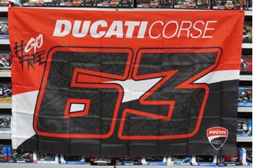 Afbeelding van Francesco Bagnaia Ducati vlag DBUFG416003