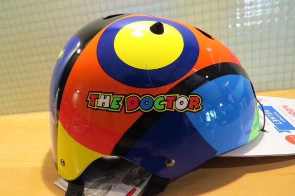 Picture of Valentino Rossi kiddi moto helmet kras