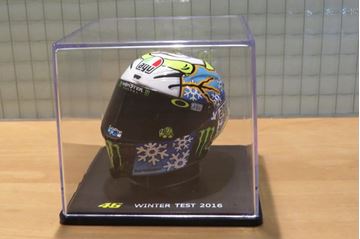 Afbeelding van Valentino Rossi AGV helmet 2016 Sepang test 1:5