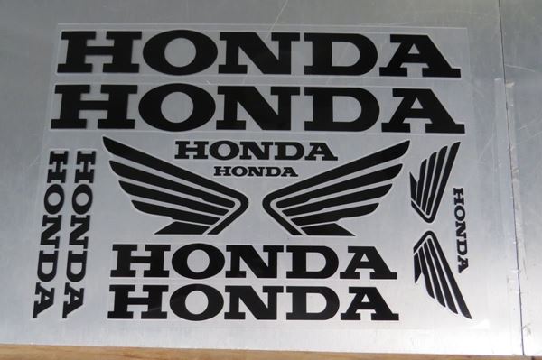 Picture of Sticker set Honda black