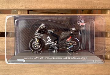 Afbeelding van Fabio Quartararo Yamaha YZR-M1 test Sepang 2020 1:18 diecast