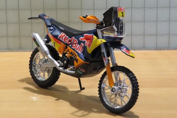 Picture of Toby Price KTM 450 Dakar Rally Red Bull 1:18  #1 Bburago