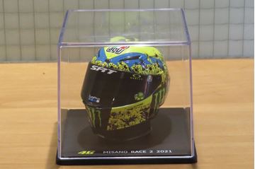 Afbeelding van Valentino Rossi AGV helmet 2021 race 2 Misano 1:5