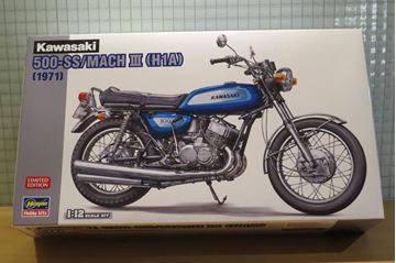 Afbeelding van Bouwdoos Kawasaki 500 mach III 1:12 Hasegawa