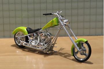 Afbeelding van Orange County Choppers T-rex Softail #2 bike 1:18 diecast
