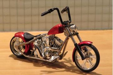 Afbeelding van West Coast Choppers Barfly bike 1:18 diecast