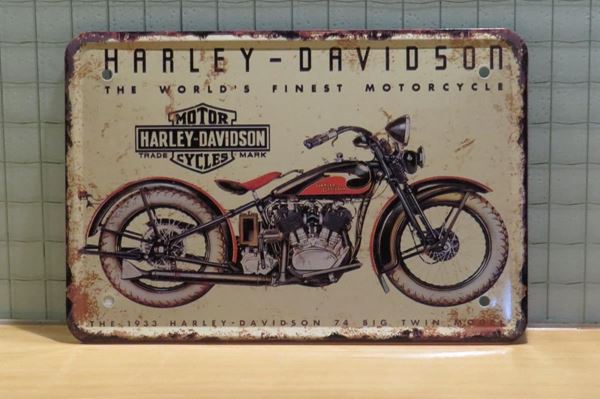 Picture of Harley Davidson man cave bordje #11