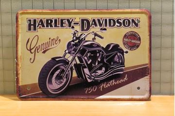 Afbeelding van Harley Davidson man cave bordje #10