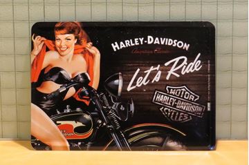 Afbeelding van Harley Davidson man cave bordje #7