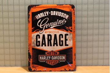Afbeelding van Harley Davidson man cave bordje #2