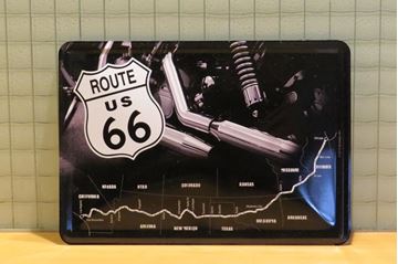 Afbeelding van Route 66 man cave bordje #3