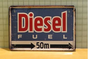 Afbeelding van Diesel fuel man cave bordje #16