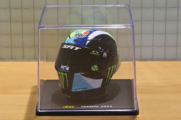 Picture of Valentino Rossi AGV helmet last season 2021 1:5