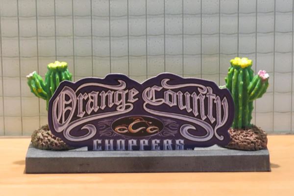 Picture of Orange County Choppers display 15 x 7 cm.